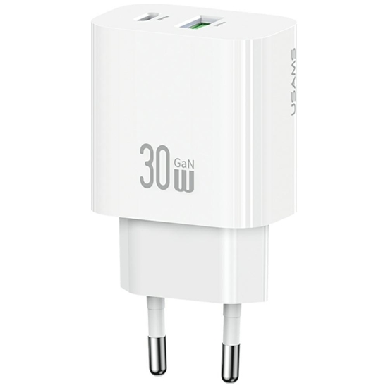 Picture of Ładowarka sieciowa 30W 1xUSB-C 1xUSB-A Fast charging Biała 