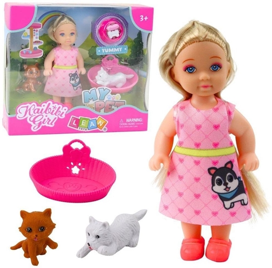 Picture of Laleczka z pieskiem i kotkiem