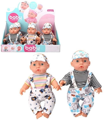 Picture of Lalka bobas w ogrodniczkach MIX