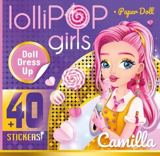 Picture of Lalka do wycinania z naklejkami 200x200 Camilla