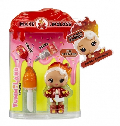 Attēls no Lalka Yummiland Lip Gloss S2, Amber Cinnamon 