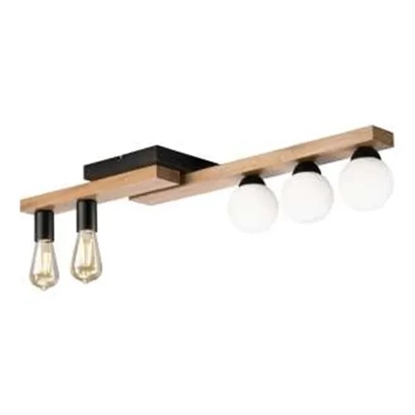 Picture of Lamkur Matte 50171 plafon lampa sufitowa 2x15W E27 3x5W G9 db/czarny