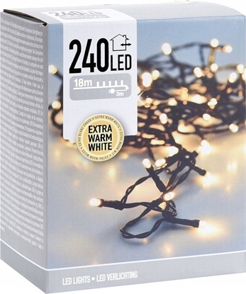Picture of Lampki choinkowe 240 LED biae ciepe