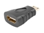 Picture of Lanberg Adapter HDMI (F) to HDMI MINI (M) | AD-0037-BK