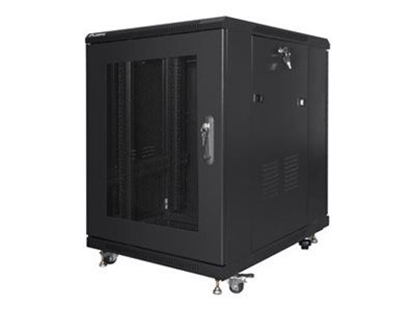 Picture of Lanberg LANBERG 19" 15U 600X800 RACK EINBAUSCHRANK SCHWARZ P