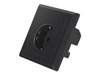 Picture of Lanberg LANBERG AC-WS01-USB2-F-B AC Wall Socket