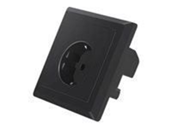 Picture of Lanberg LANBERG AC-WS01-USB2-F-B AC Wall Socket