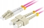 Picture of Lanberg LANBERG Patchcord wiatowodowy MM LC/UPC-SC/UPC Duplex 3.0mm OM4 50/125 LSZH 5M Fioletowy