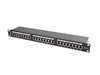Picture of Lanberg Patchpanel 24-Port 1U 19" Cat. 5E FTP geschirmt schw