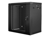 Picture of Lanberg Rack Wandschrank 19" 12U/600X450 Glastür schwarz