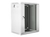 Picture of Lanberg Rack Wandschrank 19" 15U/600X450 Glastür grau