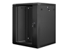 Picture of Lanberg Rack Wandschrank 19" 15U/600X600 Glastür schwarz