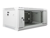 Picture of Lanberg Rack Wandschrank 19" 4U/600X450 Glastür grau