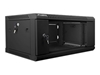 Picture of Lanberg Rack Wandschrank 19" 4U/600X450 Glastür schwarz