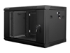 Изображение Lanberg Rack Wandschrank 19" 6U/600X450 Glastür schwarz