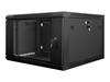 Изображение Lanberg Rack Wandschrank 19" 6U/600X600 Glastür schwarz