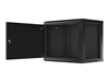 Picture of Lanberg Rack Wandschrank 19" 9U/600X450 Metalltür schwarz