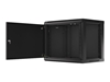 Picture of Lanberg Rack Wandschrank 19" 9U/600X450 Metalltür schwarz