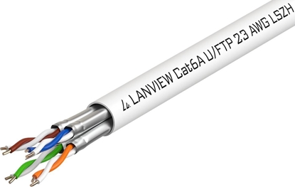 Изображение Lanview Lanview LVN122430 kabel sieciowy Biay 500 m Cat6a U/FTP (STP)
