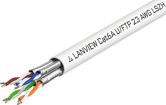 Изображение Lanview Lanview LVN122430 kabel sieciowy Biay 500 m Cat6a U/FTP (STP)
