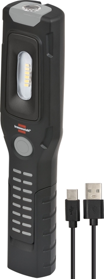 Picture of Latarka Brennenstuhl FLASHLIGHT HAND RECHARGEABLE 500+120 LM