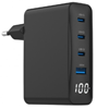 Picture of Lādētājs Gembird Universal USB charger 4-port LCD 100W GaN