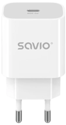 Изображение Lādētājs Savio Quick Charger 20W White