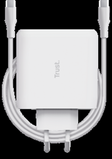 Изображение Lādētājs Trust Maxo 100W USB-C Charger + 2m USB-C cable White