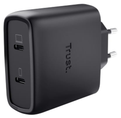 Изображение Lādētājs Trust Maxo 65W Black USB-C + 2m USB-C Cable