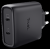 Изображение Lādētājs Trust Maxo 65W Black USB-C + 2m USB-C Cable