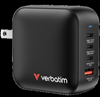 Picture of Lādētājs Verbatim Universal Mini GaN Wall Charger 100W UK + EU