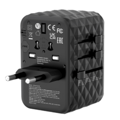 Picture of Lādētājs Verbatim Universal Travel Adapter 65W GaN III