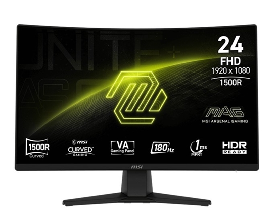 Изображение Monitors MSI MAG 242C 23.6 VA Curve FHD 1ms 180Hz