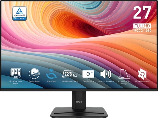 Picture of LCD Monitor|MSI|PRO MP275 E2|27"|Business|Panel IPS|1920x1080|16:9|120 ??|1 ms|Speakers|PROMP275E2