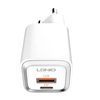 Picture of LDNIO Wall charger LDNIO A2318M USB, USB-C + USB-C - Lightning Cable