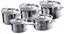 Attēls no Le Creuset 3-Ply 3Ply five-piece fivepiece saucepan set stainless steel (96209400001000)