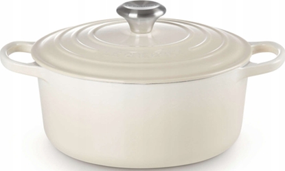 Attēls no Le Creuset Signature Roaster round 20cm meringue (21177207164430)