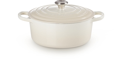Picture of Le Creuset Signature Roaster round 26cm meringue (21177267164430)