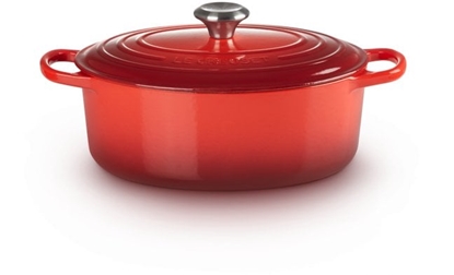 Attēls no Le Creuset Signature Casserole oval 29 cm Cerise