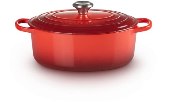 Picture of Le Creuset Signature Casserole oval 29 cm Cerise