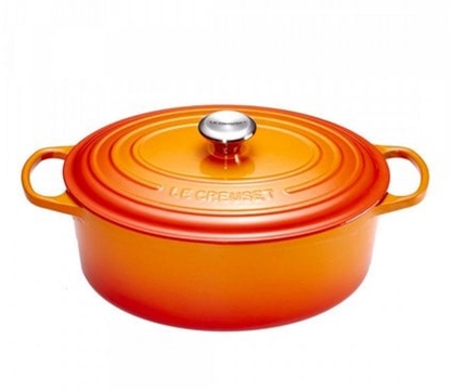 Attēls no Le Creuset Signature Casserole oval 29 cm volcanic