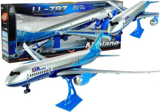 Изображение Lean Sport Granatowy Samolot Napd Stojaczek 69 cm