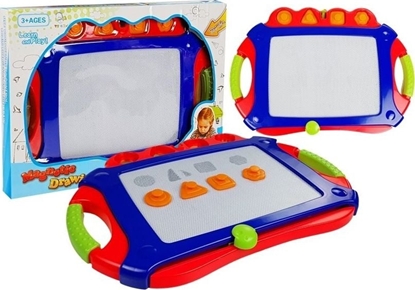 Picture of Lean Sport Import LEANToys Tablica Magnetyczna Znikopis Granatowy Piecztki