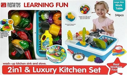 Изображение Lean Sport Zlewozmywak z kuchenk do Zabawy w Kuchni z Wod