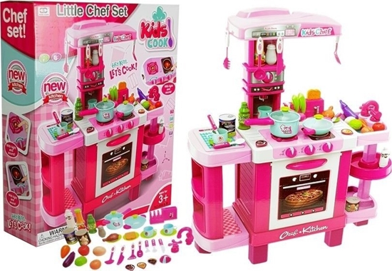 Picture of LeanToys Dua Kuchnia dla dzieci Toster Ekspres Róowa LEAN Toys