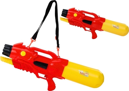 Изображение LeanToys Duy Pistolet Na Wod 2850ml Regulowana Opaska Czerwony
