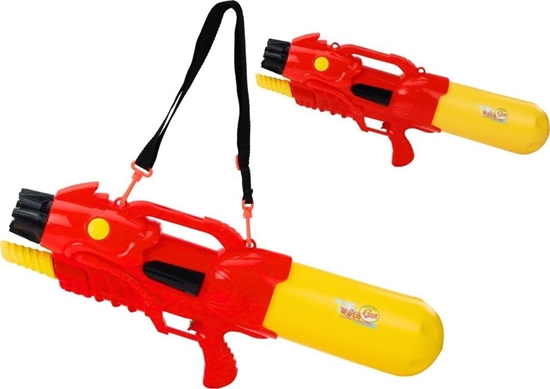 Изображение LeanToys Duy Pistolet Na Wod 2850ml Regulowana Opaska Czerwony