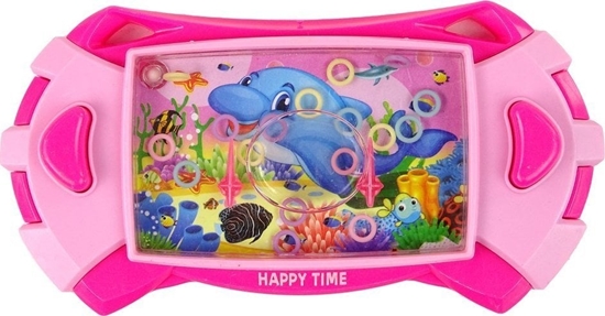 Picture of LeanToys Gra Wodna Zrcznociowa Delfin Konsola Róowa