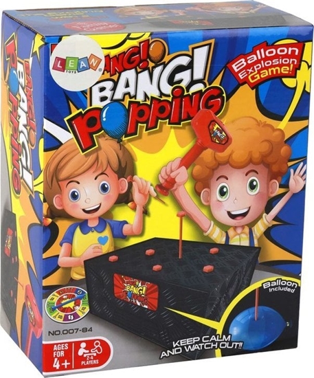 Изображение LeanToys Gra Zrcznociowa Rodzinna Przebij Balona Motek Gwodzie