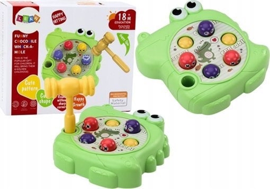 Picture of LeanToys Gra Zrcznociowa Wac A Mole Krokodyl Motek Zielony